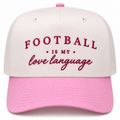Football Is My Love Language Hat