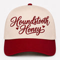 Houndstooth Honey Hat
