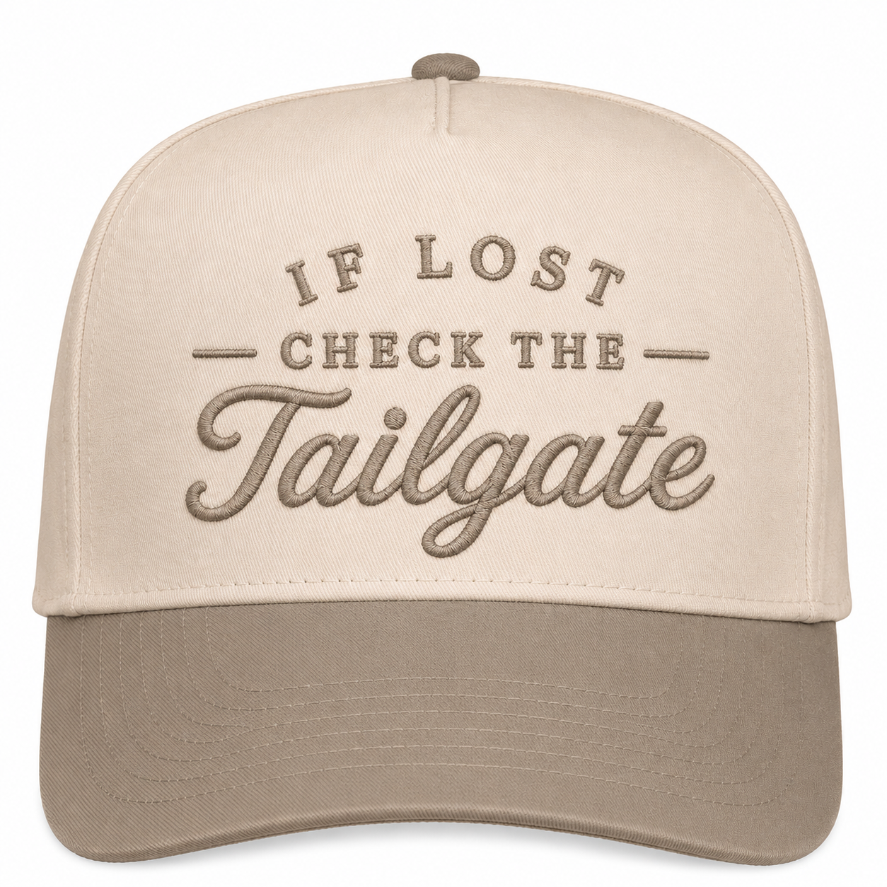 If Lost, Check the Tailgate Hat